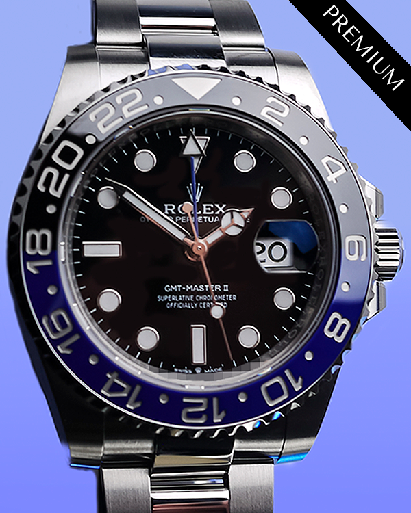 2024 Rolex GMT-Master II "Batman" 40MM Black Dial Oyster Bracelet (126710BLNR)