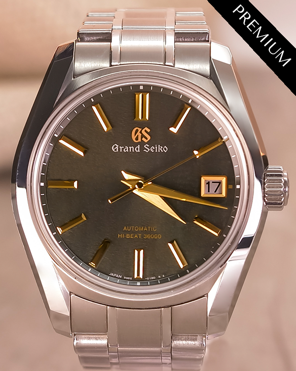 Grand Seiko Heritage Collection Rikka Early Summer 40MM Green Dial Steel Bracelet (SBGH271)