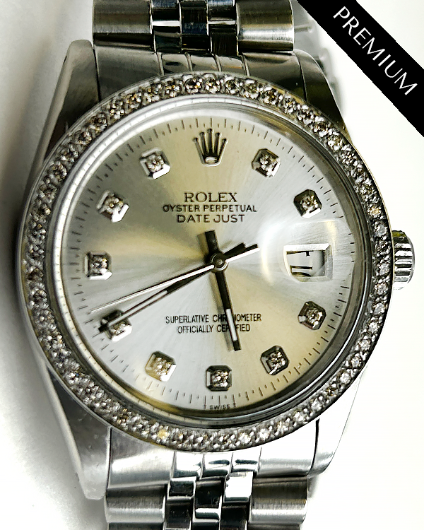 1984 (8.3 Mill Serial) Rolex Datejust 36MM Aftermarket Silver Dial Jubilee Bracelet (16014)