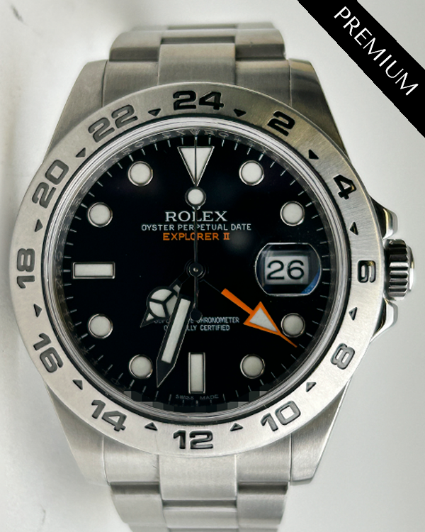 2014 Rolex Explorer II 42MM Black Dial Oyster Bracelet (216570)