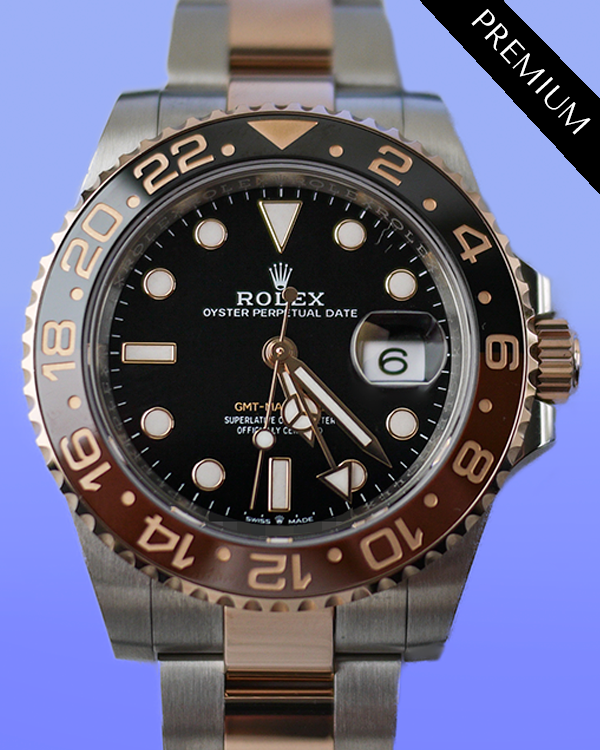 2024 Rolex GMT-Master II "Rootbeer" 40MM Black Dial Two-Tone Oyster Bracelet (126711CHNR)