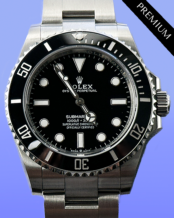 2024 Rolex Submariner No-Date 41MM Black Dial Oyster Bracelet (124060)