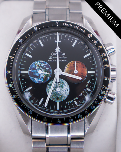 2014 Omega Speedmaster Professional Moonwatch "From Moon To Mars" Dial 42MM Black Dial Steel Bracelet (3570.50.00)