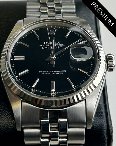 Rolex Datejust 36MM Black Dial Jubilee Bracelet (1601)