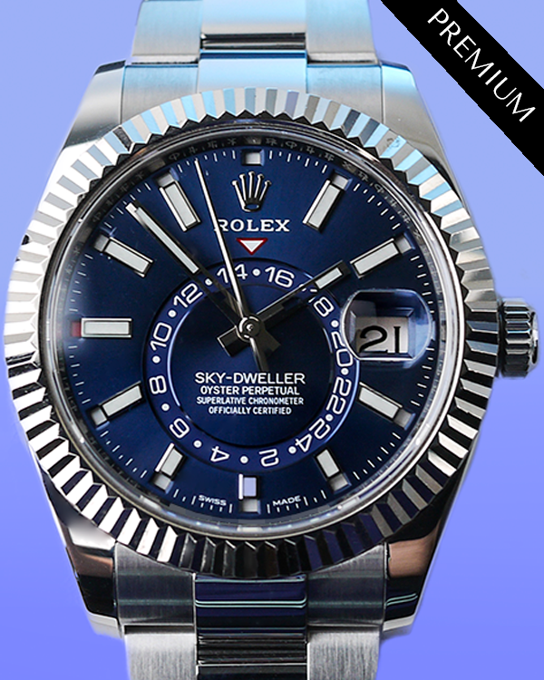 2020 Rolex Sky-Dweller 42MM Blue Dial Oyster Bracelet (326934)