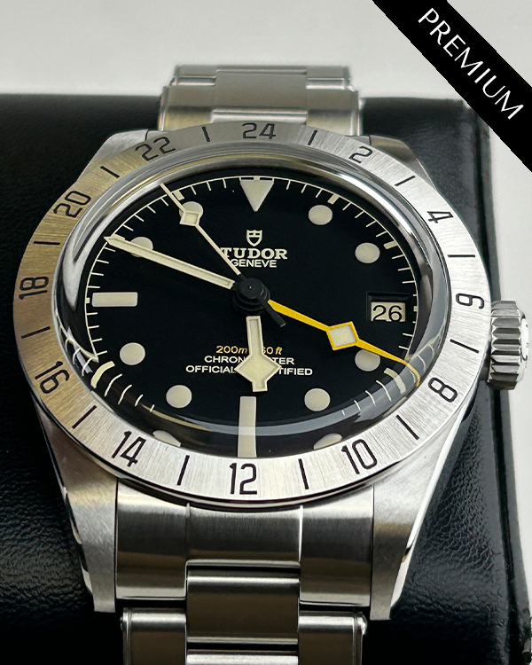 No Reserve - 2024 Tudor Black Bay GMT 39MM Black Dial Steel Bracelet (79470)