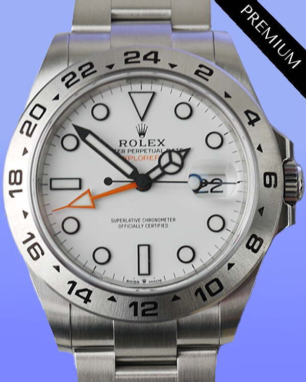2024 Rolex Explorer II "Polar" 42MM White Dial Oyster Bracelet (226570)
