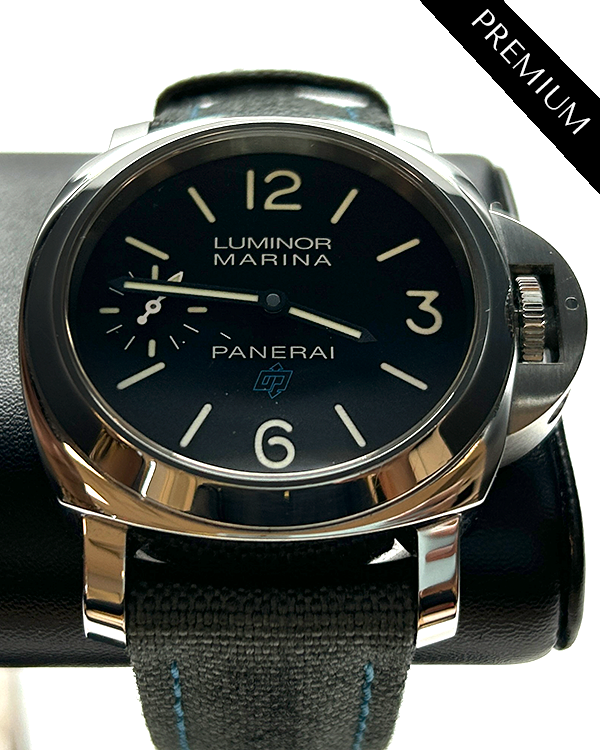 No Reserve - Panerai Luminor Marina 44MM Black Dial Textile Strap (PAM00777)