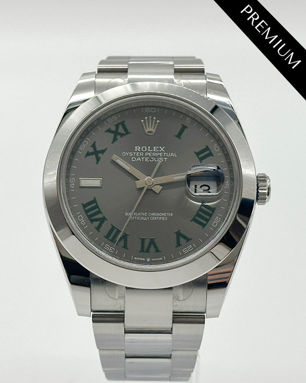 2020 Rolex Datejust "Wimbledon" 41MM Slate Dial Oyster Bracelet (126300)