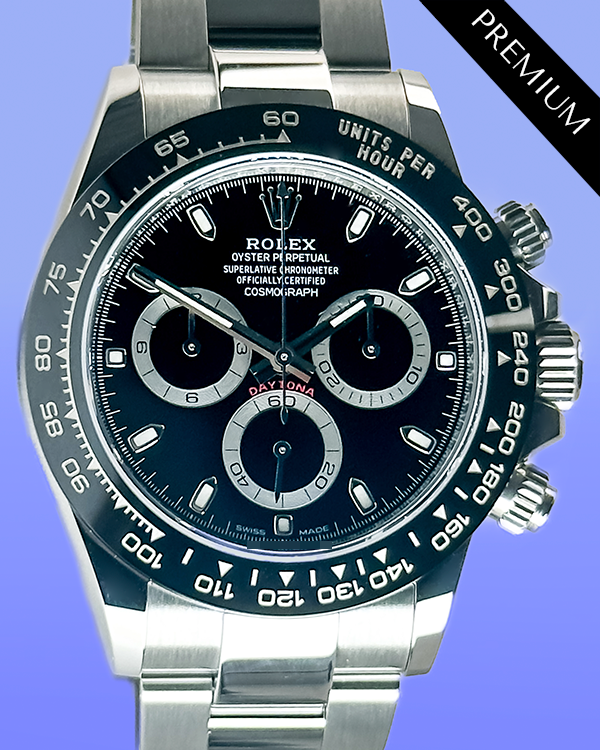 2024 Rolex Cosmograph Daytona 40MM Black Dial Oyster Bracelet (116500LN)