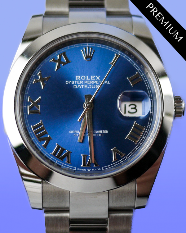 2024 Rolex Datejust 41MM Blue Dial Oyster Bracelet (126300)