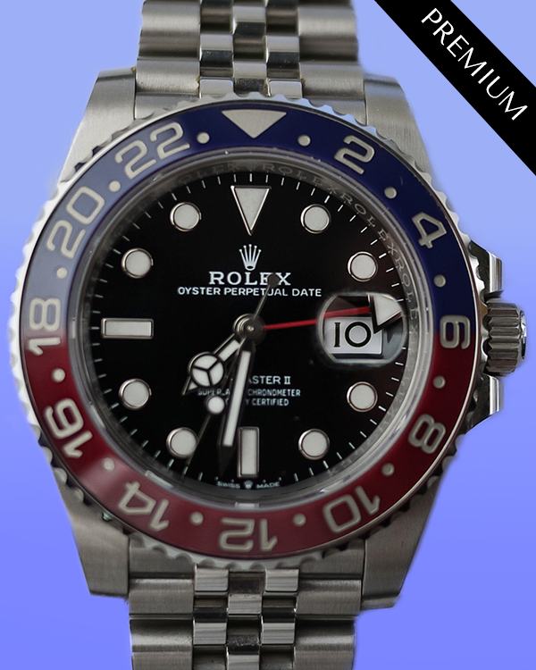 2022 Rolex GMT-Master II "Pepsi" 40MM Black Dial Jubilee Bracelet (126710BLRO)