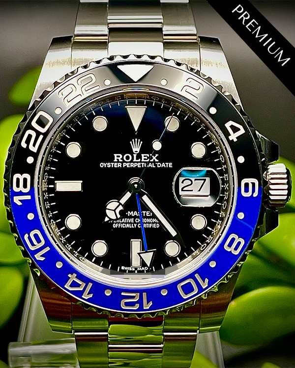 2019 Rolex GMT-Master II "Batman" 40MM Black Dial Oyster Bracelet (116710BLNR)