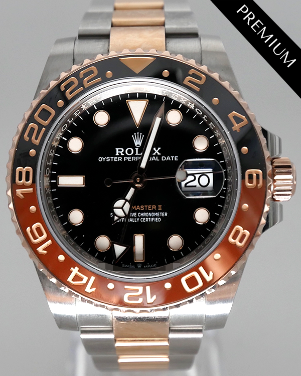 2020 Rolex GMT-Master II "Root Beer" 40MM Black Dial Two-Tone Bracelet (126711CHNR)