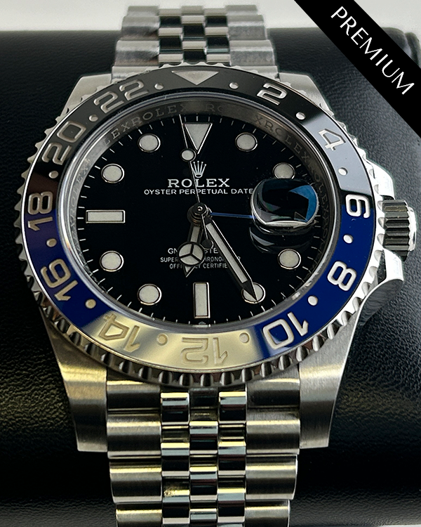 Rolex GMT-Master II "Batgirl" 40MM Black Dial Jubilee Bracelet (126710BLNR)