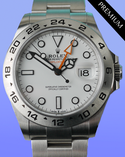 2024 Rolex Explorer II "Polar" 42MM White Dial Oyster Bracelet (226570)