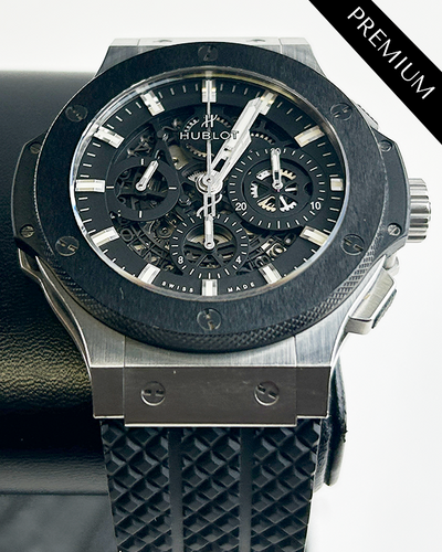 Hublot Big Bang Aero Bang 44MM Skeleton Dial Rubber Strap (311.SM.1170.RX)