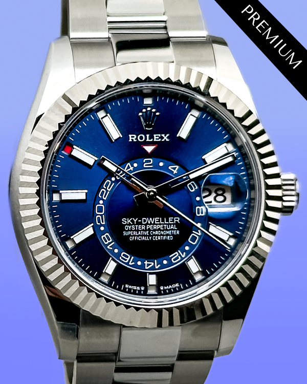 2024 Rolex Sky-Dweller 42MM Blue Dial Oyster Bracelet (336934)