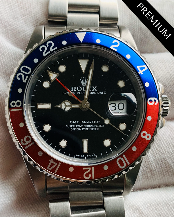 1997 (U Serial) Rolex GMT-Master "Pepsi" 40MM Black Dial Oyster Bracelet (16700)