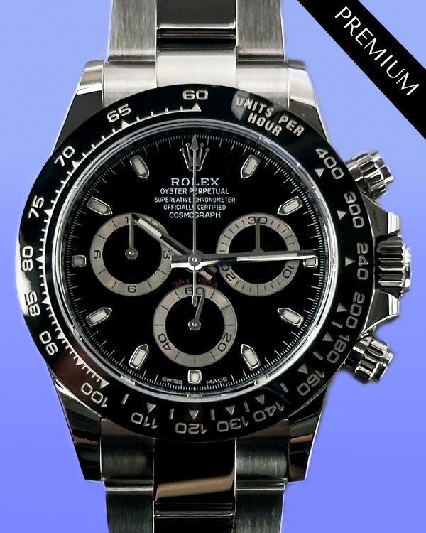 2024 Rolex Cosmograph Daytona 40MM Black Dial Oyster Bracelet (116500LN)