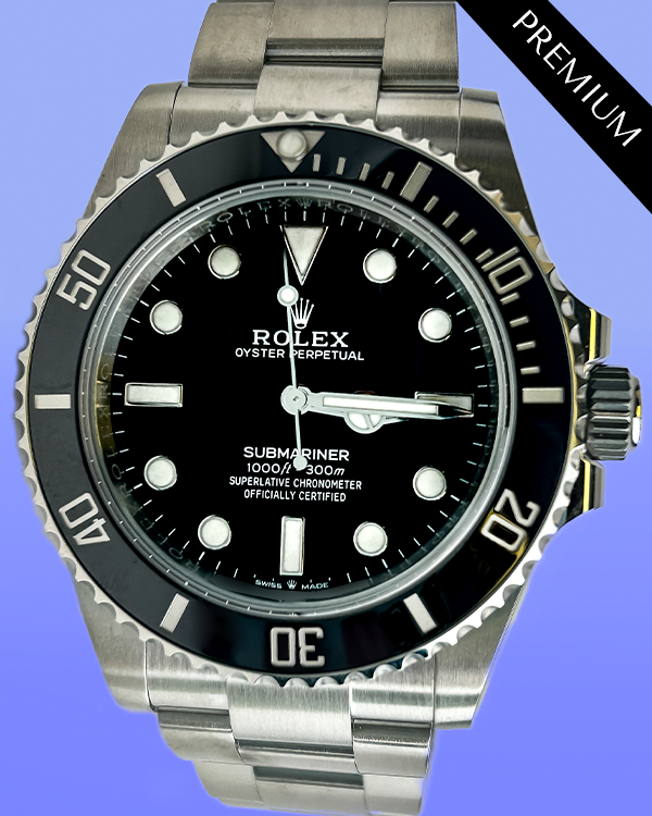 2024 Rolex Submariner No Date 41MM Black Dial Oyster Bracelet (124060)