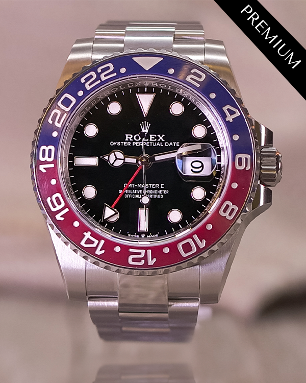 2023 Rolex GMT-Master II "Pepsi" 40MM Black Dial Oyster Steel Bracelet (126710BLRO)