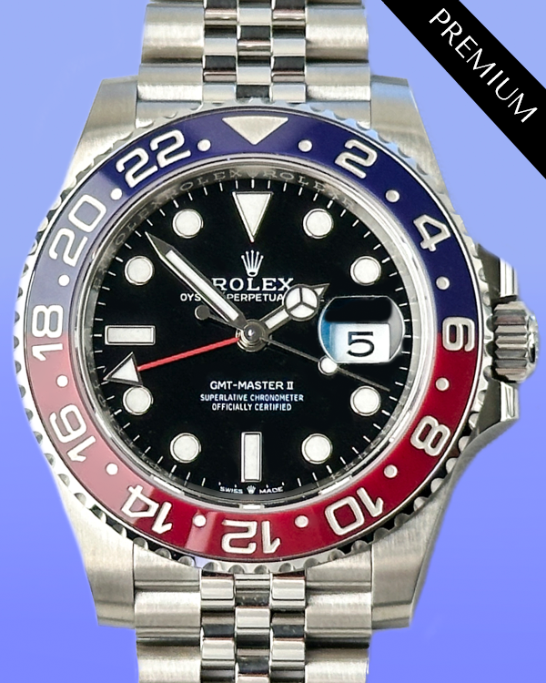 2024 Rolex GMT-Master II "Pepsi" 40MM Black Dial Jubilee Bracelet (126710BLRO)