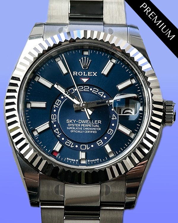 2024 Rolex Sky-Dweller 42MM Blue Dial Oyster Bracelet (336934)