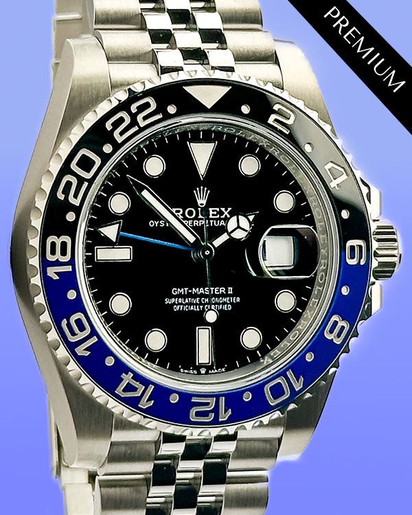 2024 Rolex GMT-Master II "Batgirl" 40MM Black Dial Jubilee Bracelet (126710BLNR)