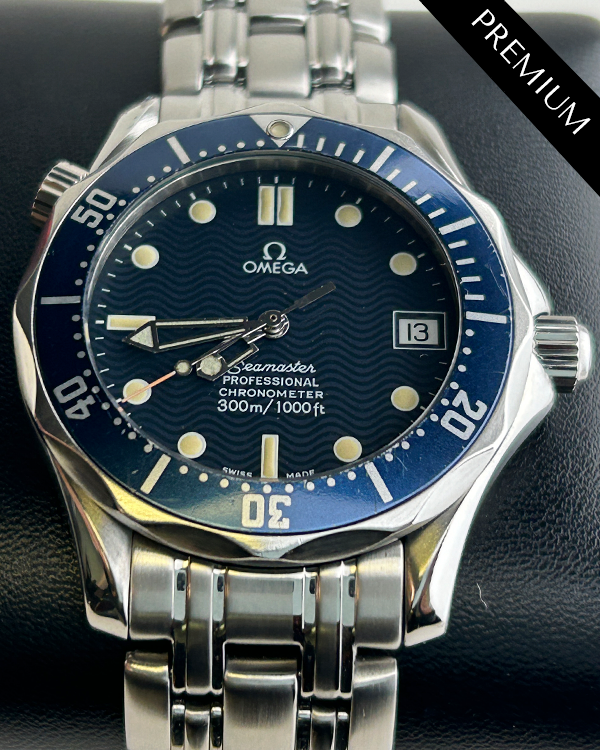 Omega Seamaster Diver 300M 34.8MM Blue Dial Steel Bracelet (2551.80.00)