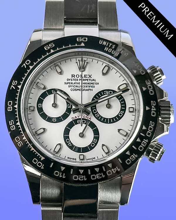 Rolex Cosmograph Daytona "Panda" 40MM White Dial Oyster Bracelet (116500LN)