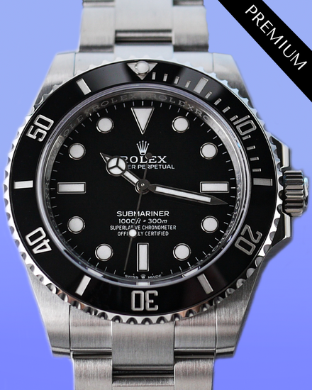 2024 Rolex Submariner No Date 41MM Black Dial Oyster Bracelet (124060)