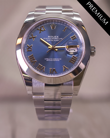 2024 Rolex Datejust 41MM Blue Dial Oyster Bracelet (126300) – Grailzee