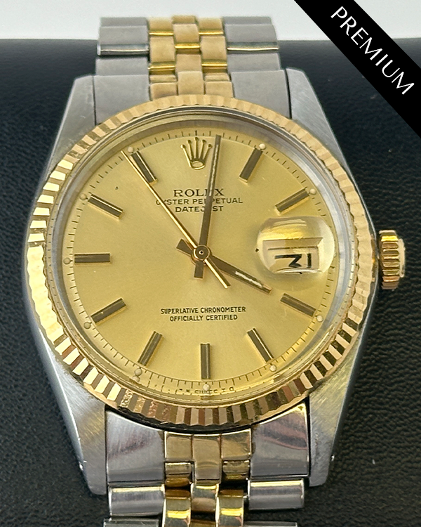 Rolex Datejust 36MM Champagne Dial Two-Tone Jubilee Bracelet (1601)