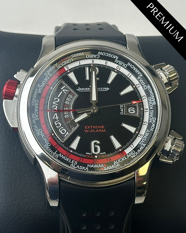 2013 Jaeger-LeCoultre Master Compressor Extreme W-Alarm 46MM Black Dial Rubber Strap (150.8.42 - Q1778470)