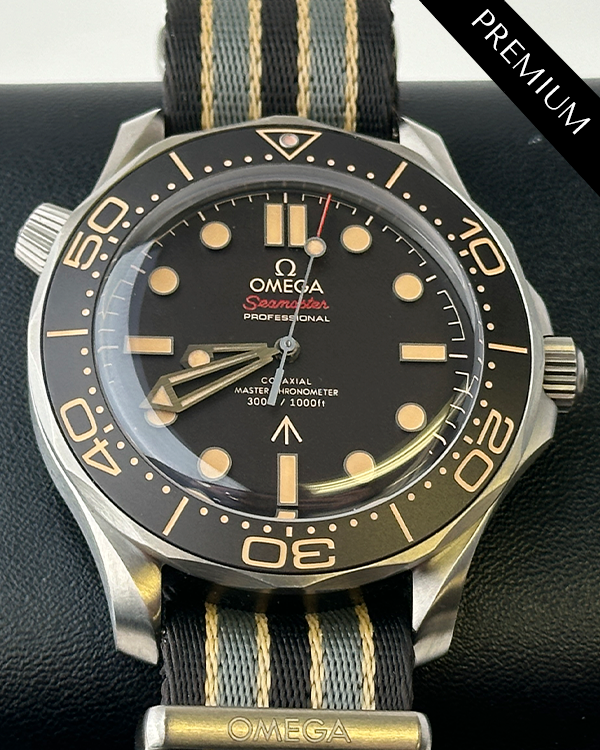 Omega Seamaster Diver 300M "007 No Time To Die" 42MM Brown Dial Textile Strap (210.92.42.20.01.001)