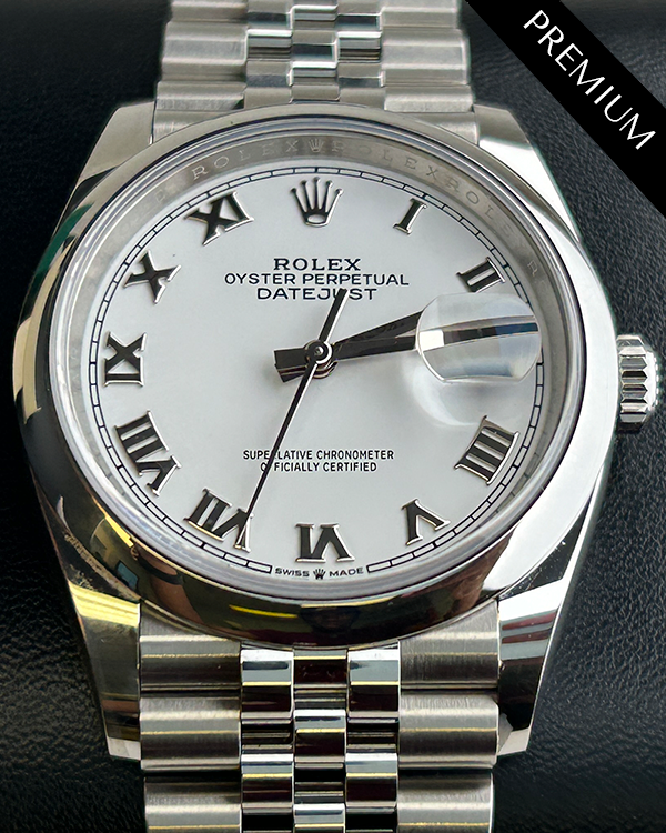 2022 Rolex Datejust 36MM White Dial Jubilee Bracelet (126200)