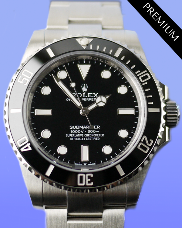 2024 Rolex Submariner No Date 41MM Black Dial Oyster Bracelet (124060)