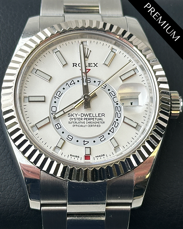 Rolex Sky-Dweller 42MM White Dial Oyster Bracelet (326934)