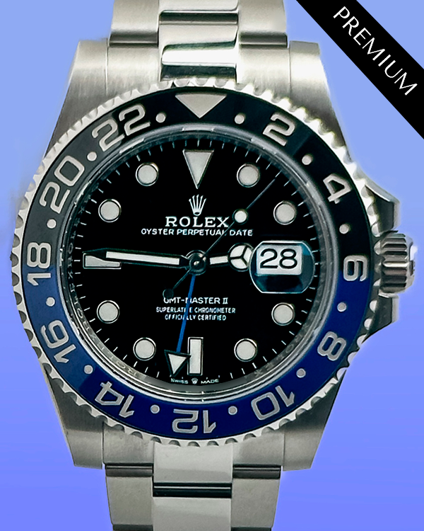 2024 Rolex GMT-Master II "Batman" 40MM Black Dial Oyster Bracelet (126710BLNR)