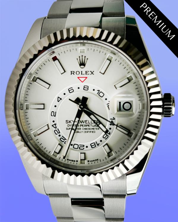 2024 Rolex Sky-Dweller 42MM White Dial Oyster Bracelet (336934)