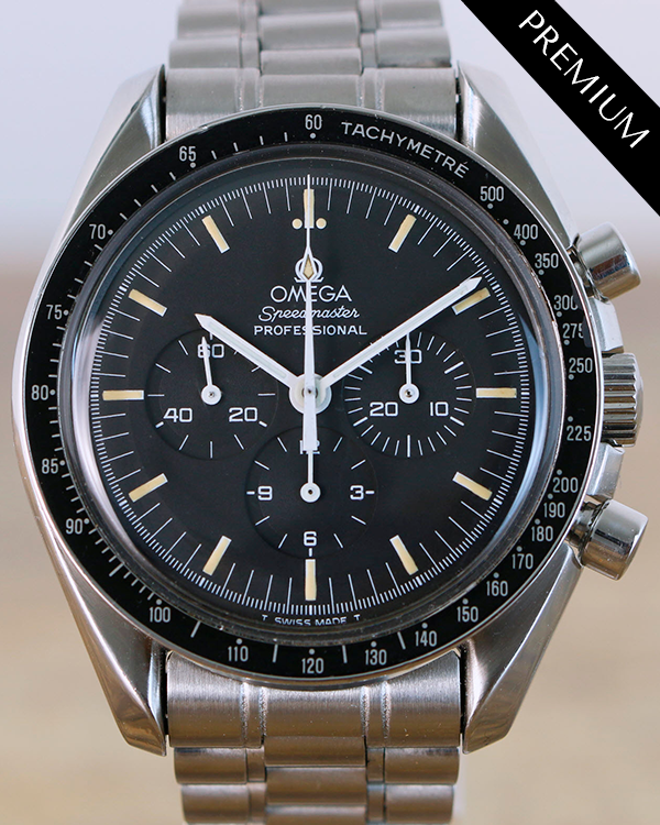 1992 Omega Speedmaster 42MM Black Dial Steel Bracelet (3590.50.00)