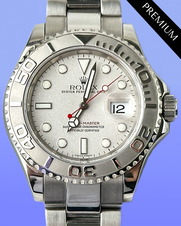 2004 (Y Serial) Rolex Yacht-Master 40MM Silver Dial Oyster Bracelet (16622)