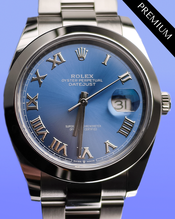 2024 Rolex Datejust 41MM Blue Dial Oyster Bracelet (126300)