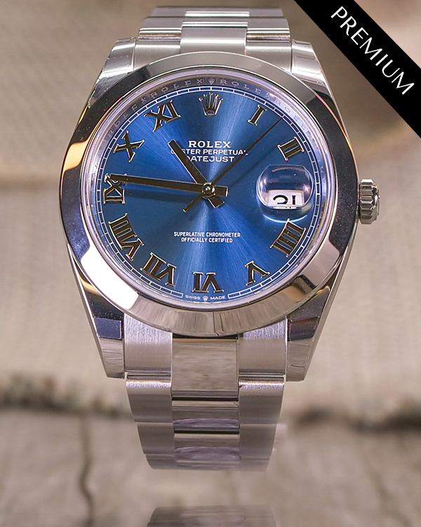 2023 Rolex Datejust 41MM Blue Dial Oyster Bracelet (126300)