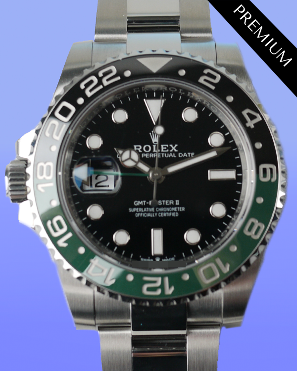 2024 Rolex GMT-Master II "Sprite" 40MM Black Dial Oyster Bracelet (126720VTNR)