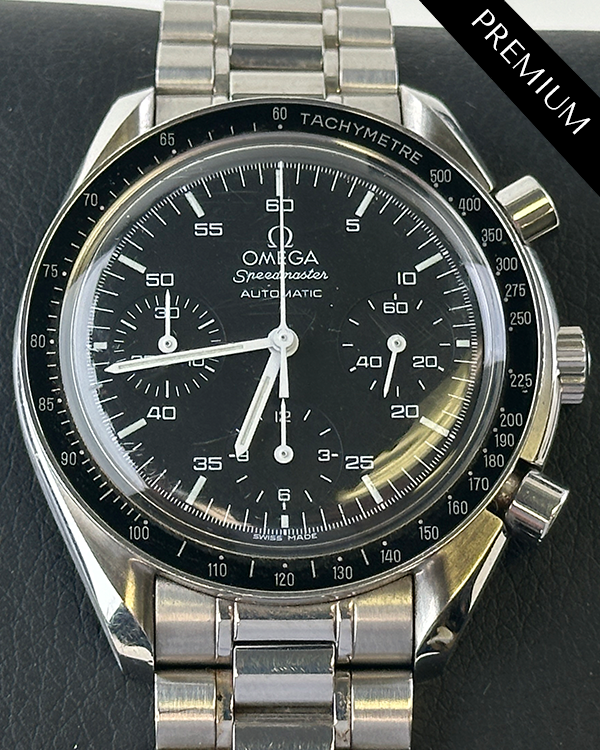 Omega Speedmaster Reduced 39MM Black Dial Steel Bracelet (3510.50.00)