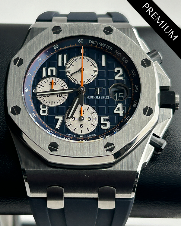 2016 Audemars Piguet Royal Oak Offshore 42MM Blue Dial Rubber Strap (26470ST.OO.A027CA.01)