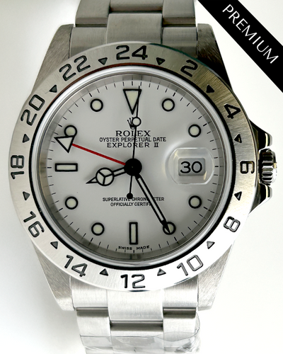 2007 (Z Serial) Rolex Explorer II "Polar" 40MM White Dial Oyster Bracelet (16570)