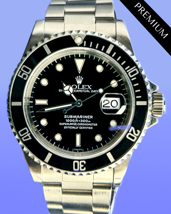 Rolex Submariner Date 40MM Black Dial Oyster Bracelet (16610)